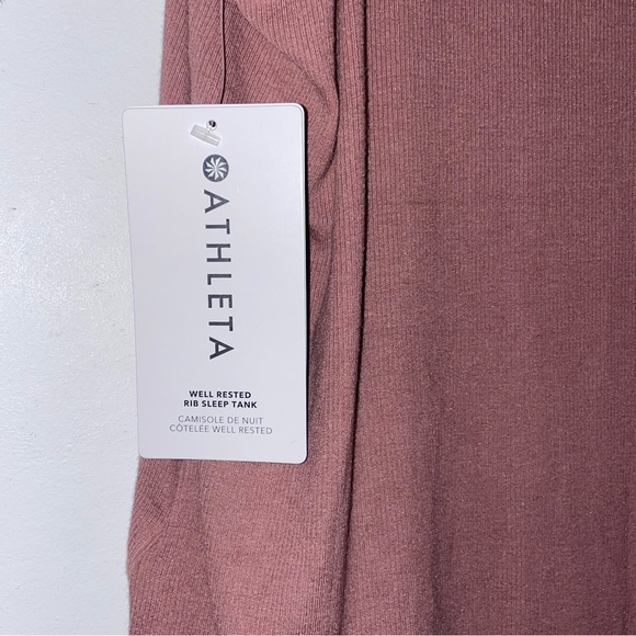 NWT Athleta Well Rested Rib Sleep Tank - Picture 4 of 4